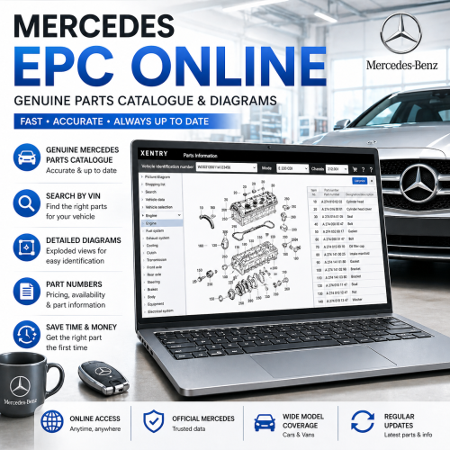 Mercedes EPC Online — Genuine Parts Catalogue